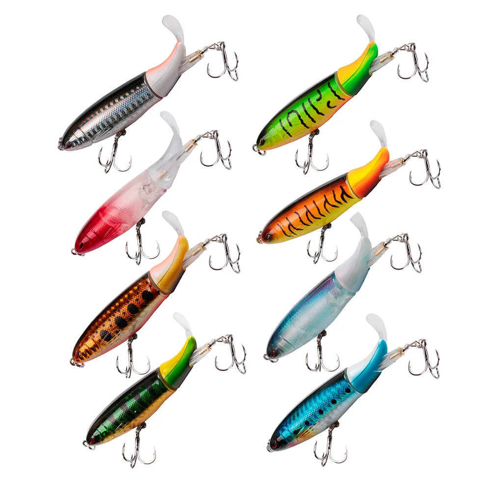 Señuelo de pesca biónico Luya, 1 unidad, 15g/35g, cebo Multi articulado flotante, hélice Vib, aparejos giratorios, juego de Wobblers para productos de Lucio