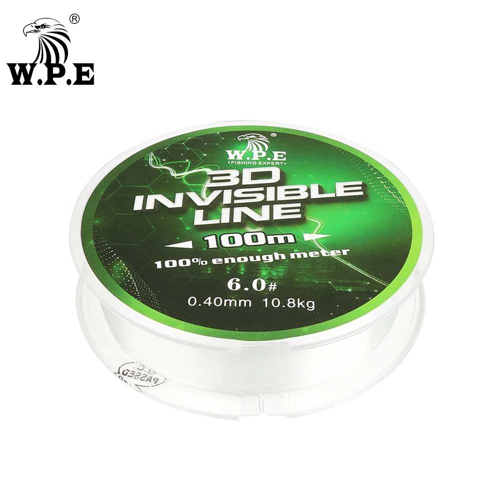 Hilo de nailon resistente para pesca de carpa, hilo de monofilamento de 100m/150m/300m/500m, 0,23mm-0,60mm, Material japonés, 3,8 KG-22KG, marca W.P.E - imagen 5