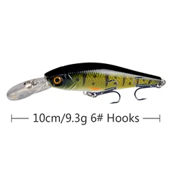Crankbait 3D ojos realista perca carpa