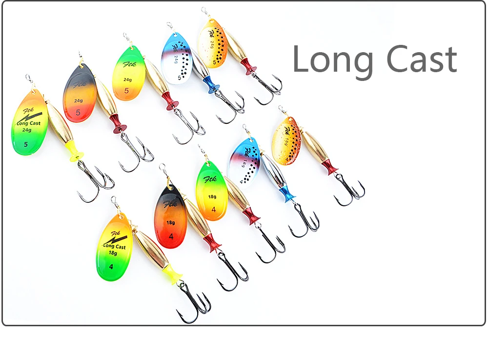 Señivos de pesca de fundición larga para pescadores