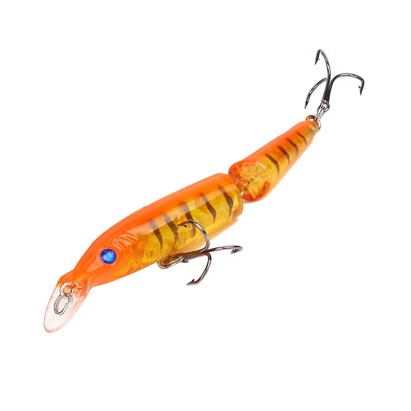 Wobblers-señuelos de pesca de Lucio, 10,5 cm, 9g, Crankbait Artificial multiarticulado, cebo duro Artificial, herramientas de pesca de carpa - imagen 5