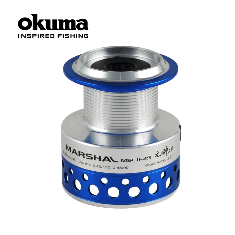 Okuma-carrete De Pesca giratorio 5,0: 1, 6 + 1BB, rueda lejana, potencia De arrastre De 15KG, rueda De Pesca en roca - imagen 3