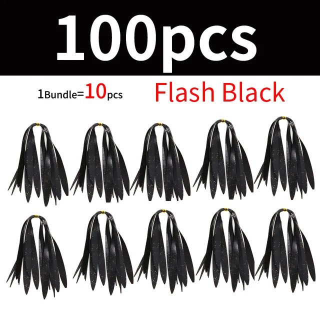 100pc flash black