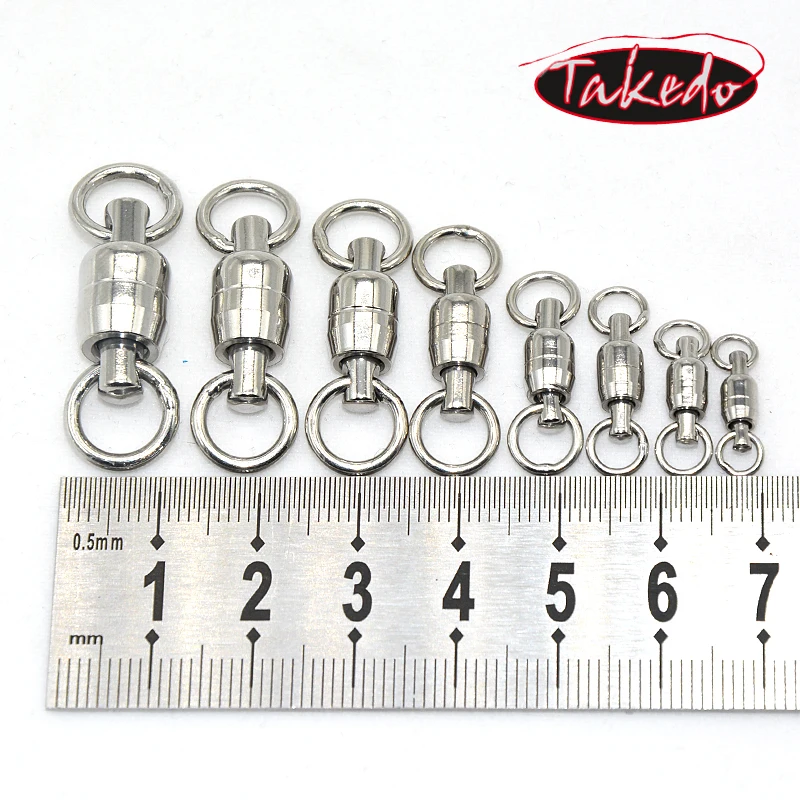 TAKEDO 5 unids/bolsa resistente 304 giratorio de acero inoxidable doble flujo de rodamiento doble cabezal giratorio de soldadura - imagen 5