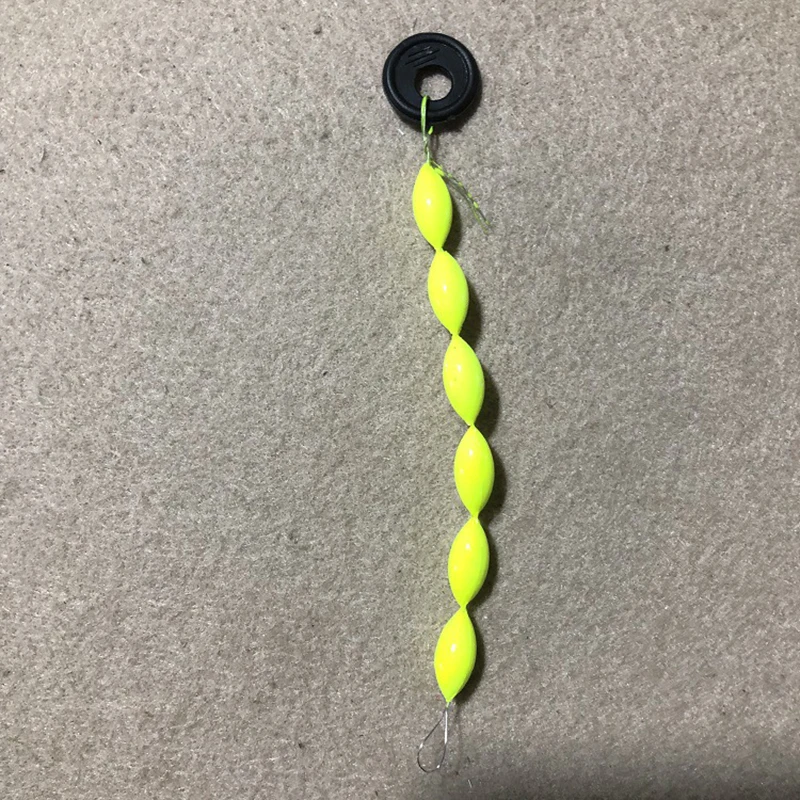 Seven Star Float Bobber Beans, tamaño S/M/L, fácil de usar, fabricación de aparejos, cuentas ovaladas Rojas/amarillas, pesca de carpa, J447, 50 juegos por lote - imagen 5