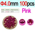 100pcs 4.0mm Pink