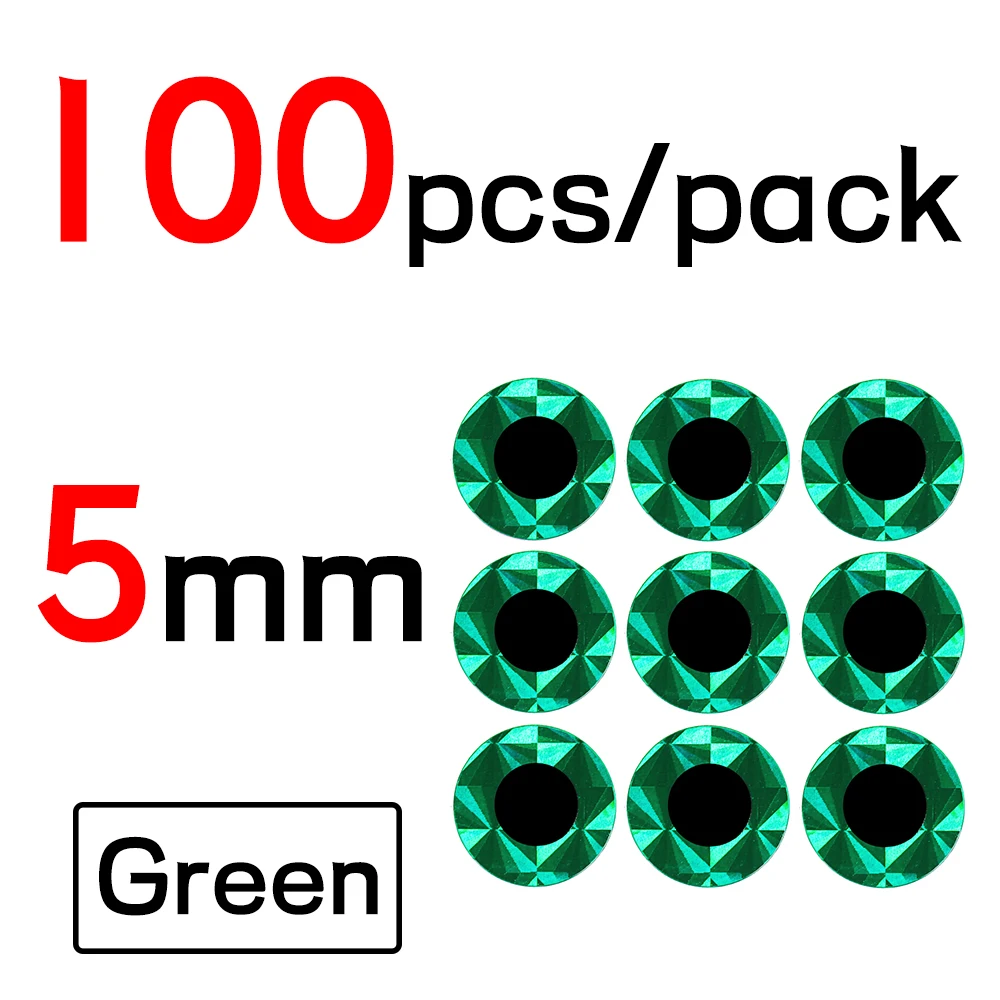 5mm Green 100pcs