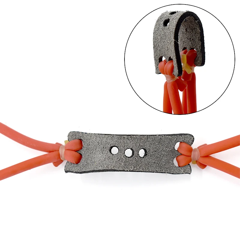Tirachinas de caza, banda de goma redonda elástica potente, Catapulta de colocación, accesorios de tiro al aire libre, 3 piezas, 6 piezas, 9 piezas - imagen 5