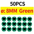 50pcs 8MM Green