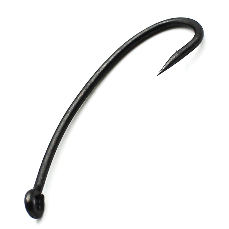 Anzuelo de pesca de carpa 20 piezas, anzuelo de púas de vástago largo, gancho de revestimiento de telflón Longshank para aparejo 360, Micro Barb, pesca gruesa - imagen 4