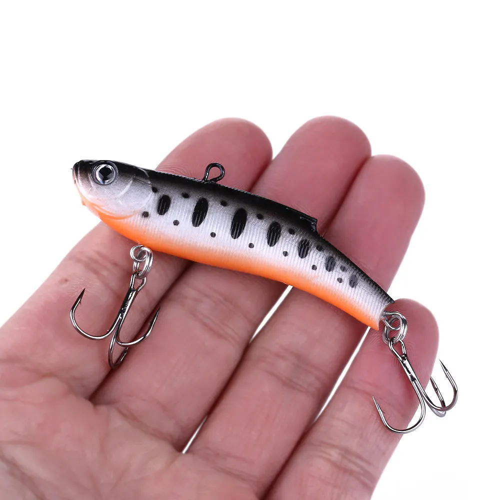 Señuelo de Pesca en hielo, 1 unidad, 7cm, 17g, Isca Artificial, suave, VIB, vibración, Crankbait, Pesca de trucha, carpa - imagen 3