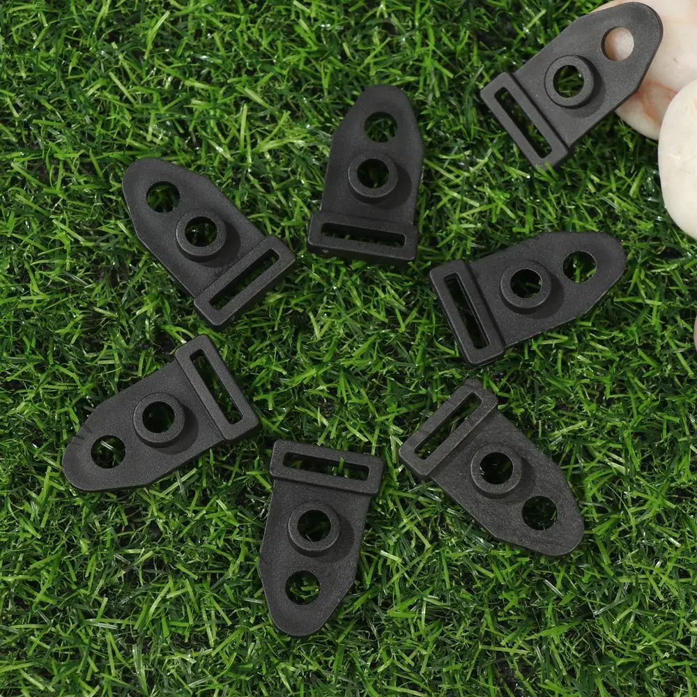 Hebilla de cuerda de viento para senderismo, accesorios de doble ojo para acampar al aire libre, tienda de viaje, Clip para pies, 10/20 Uds. - imagen 5