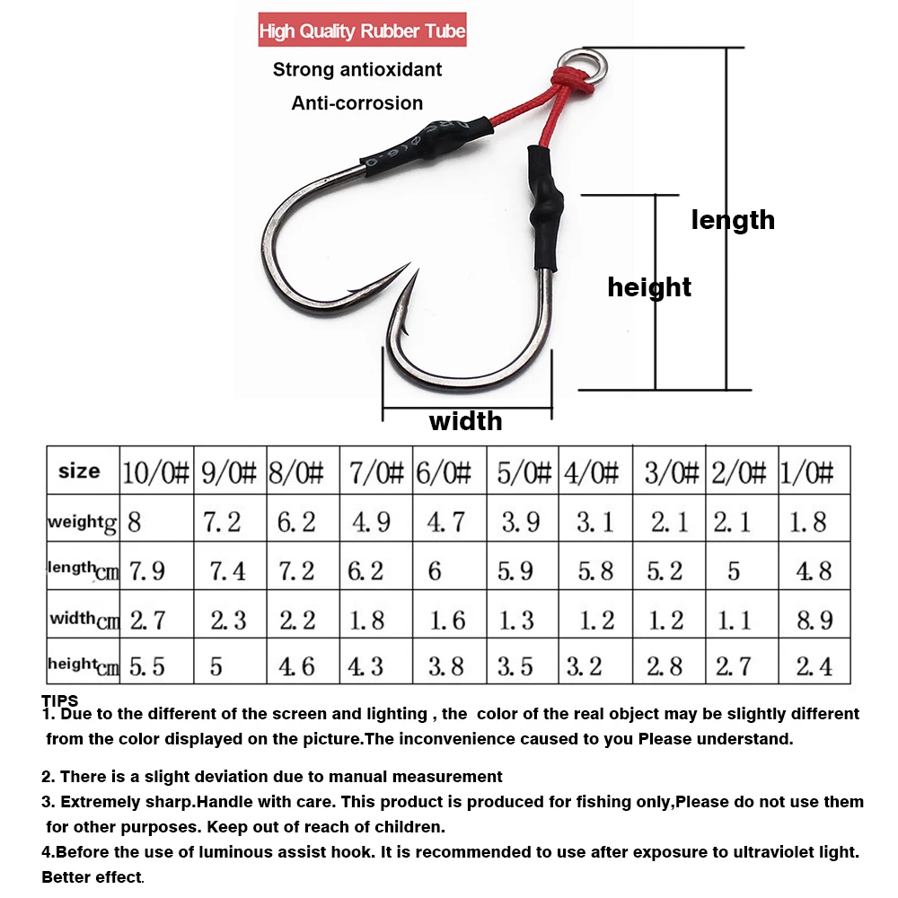 Anzuelo de acero de alto carbono para pesca Jigging, accesorios de pesca, doble plantilla, línea de PE, aparejos, herramientas de arrastre, Angeln Zubehor - imagen 2