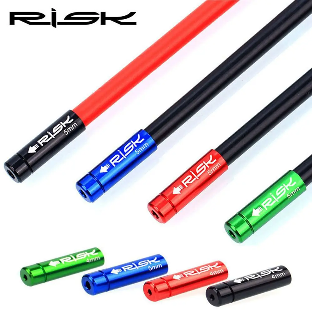 Accesorios de aleación de aluminio de alta calidad, piezas de bicicleta, tapa de extremo de Cable, cubierta antipolvo, carcasa de punta de alambre, casquillos, crimpadores - imagen 3