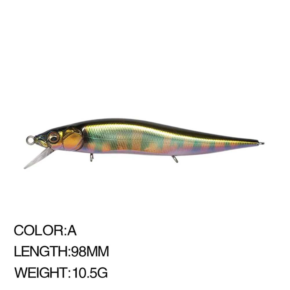 Señuelo de pesca Wobblers de 98mm y 10,5g, cebo duro Artificial para lubina, lucio y trucha, 1 unidad - imagen 4