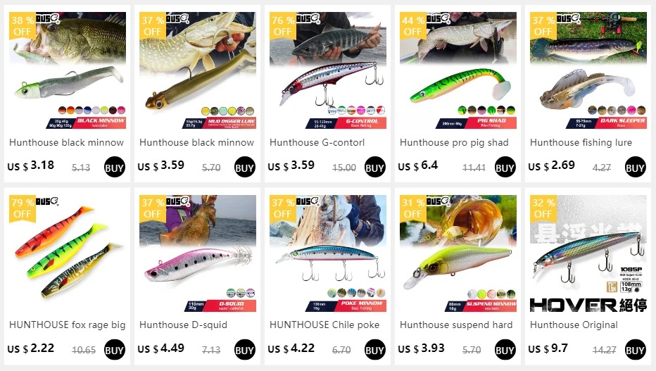 Variedad de colores disponibles