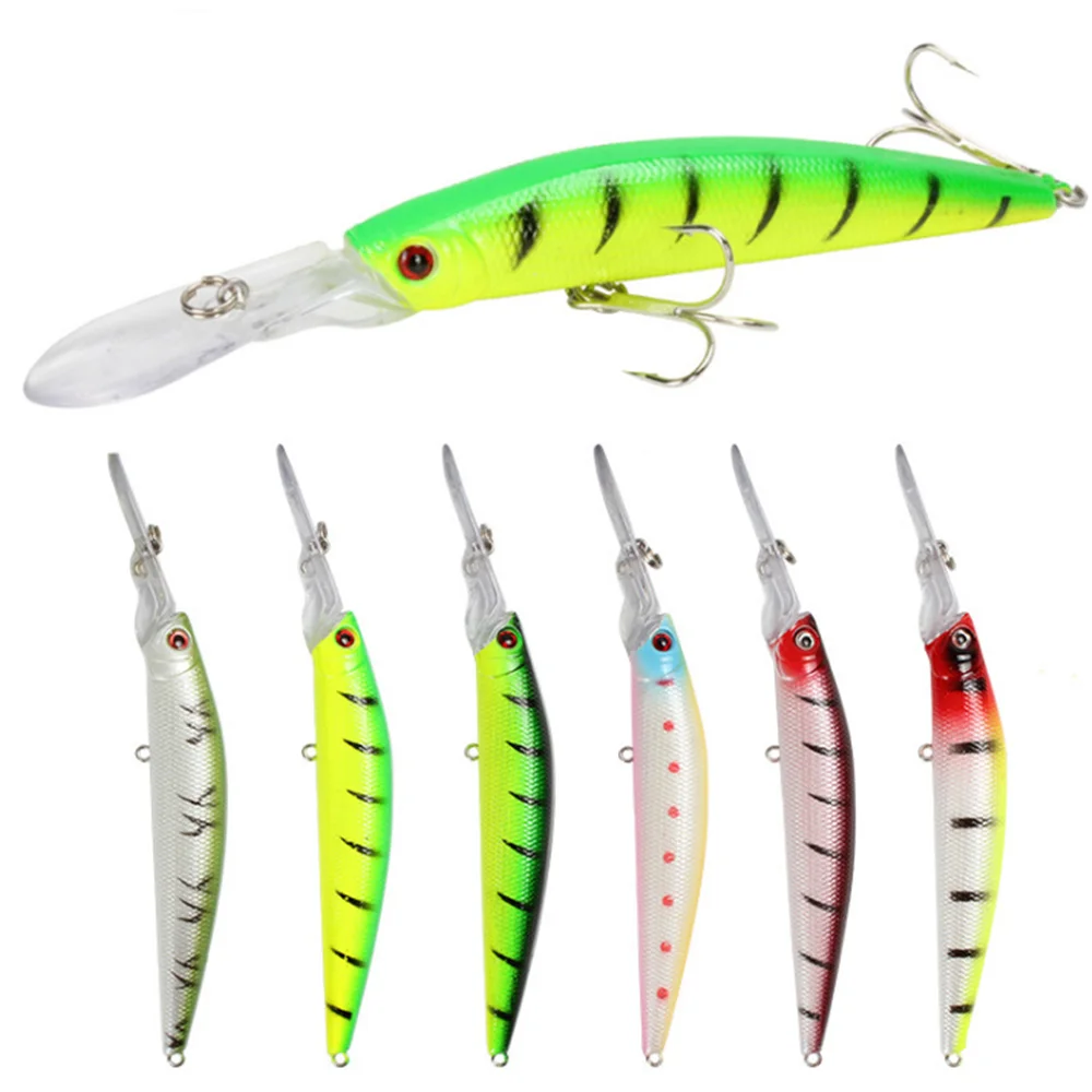 Señuelo de Pesca de pececillos, cebo duro Artificial con ojos 3D, 14,5 cm, 15,6g, Wobber de plástico, 1 pieza