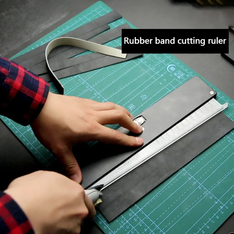 Regla cónica de corte de banda de goma, herramienta de catapulta de tirachinas ajustable multifunción - imagen 5