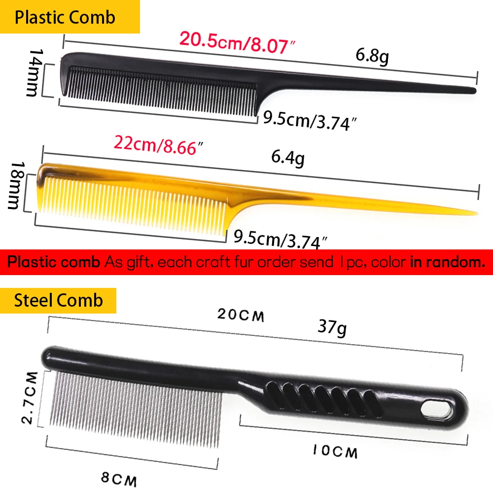 WIFREO, 2 piezas, atado de moscas, pelo largo y peludo, piel artesanal, fibra sintética Artificial esponjosa, materiales para el cuerpo y la cola para Lucio, lubina, mosca de agua salada - imagen 5