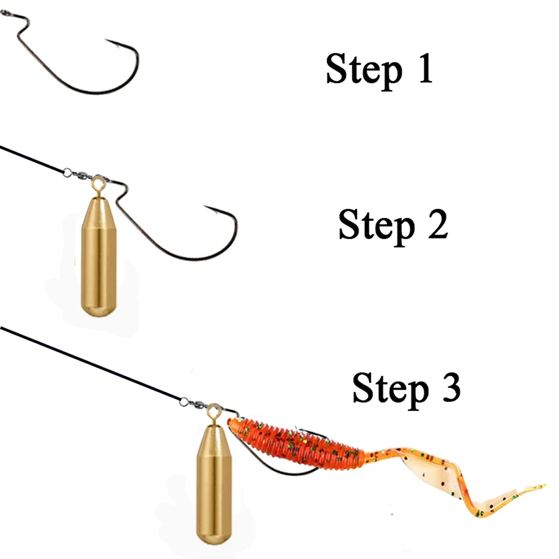 5 unids/lote pesas de pesca plomos 1,8g 3,5g 5g 7g 10g pesas de bala de pesca plomo antideslizante de latón para accesorios de pesca - imagen 3