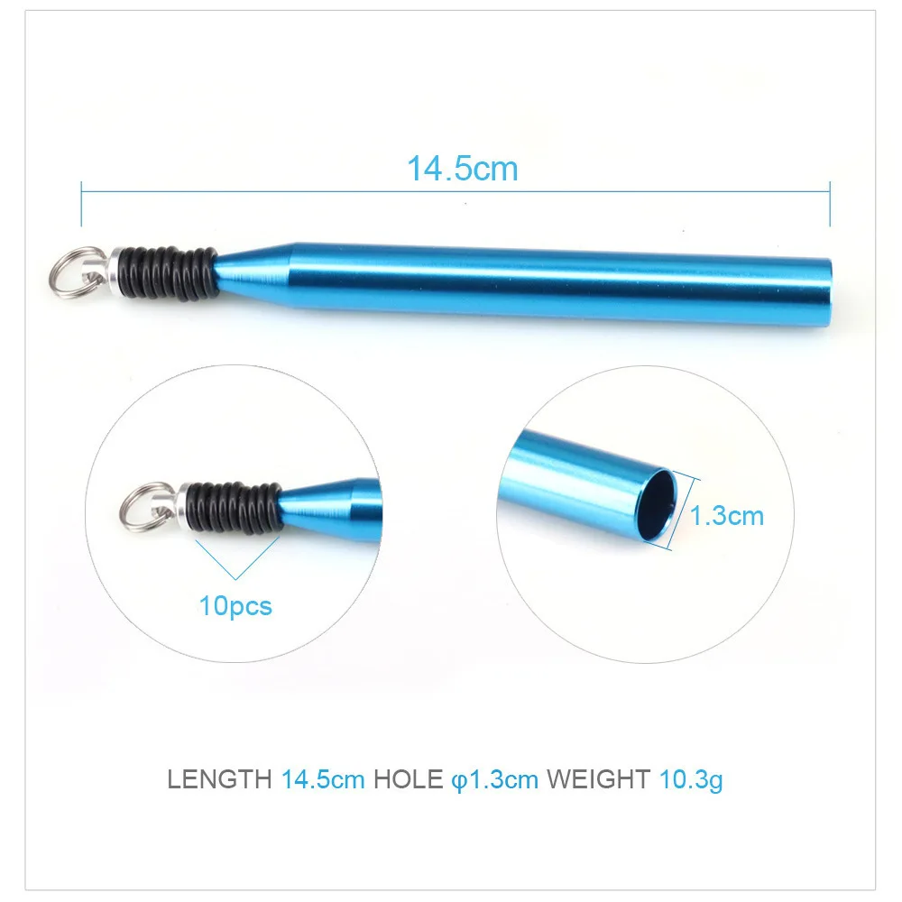 Herramienta de anillo redondo senko de 14cm, accesorios de pesca para lubina, aparejos Senko Worm Wacky Neko Rig con 50 Uds. Conjunto de aparejos de pesca con anillo redondo - imagen 4