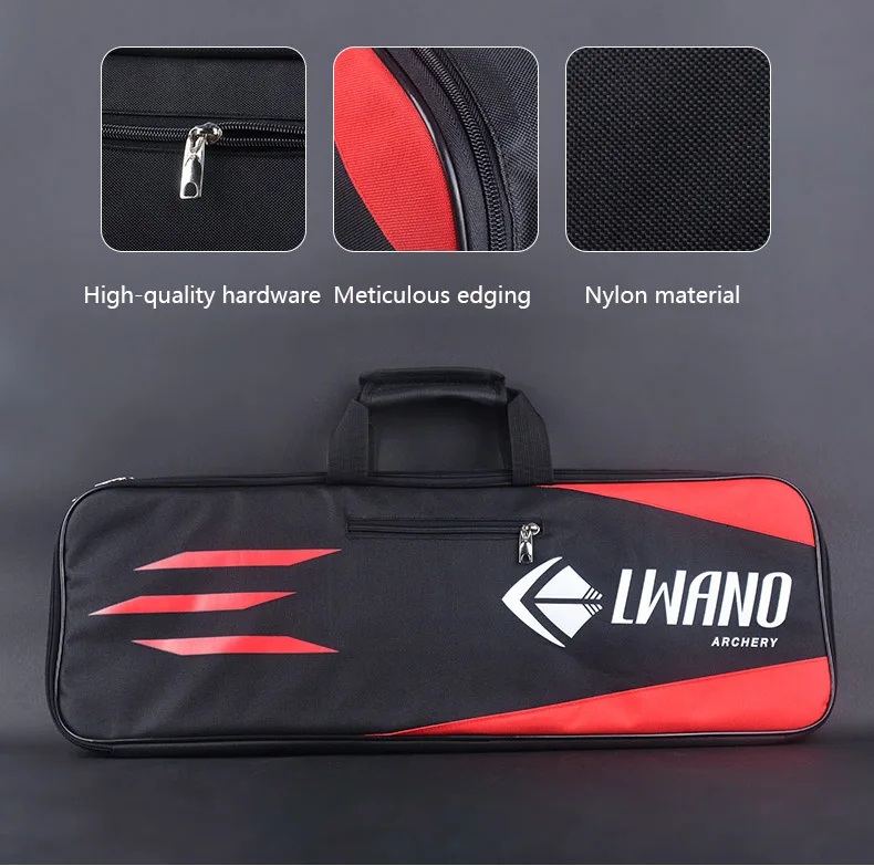 Bolsa de arco recurvo para tiro con arco, bolsa portátil con arco dividido, lona para tiro al aire libre, 70x24x6cm - imagen 5
