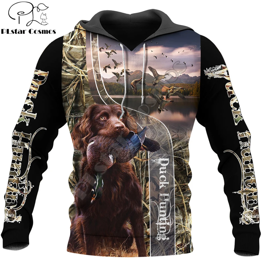 Sudadera 3D pato caza KJ760 – Unisex capucha estampado - imagen 3