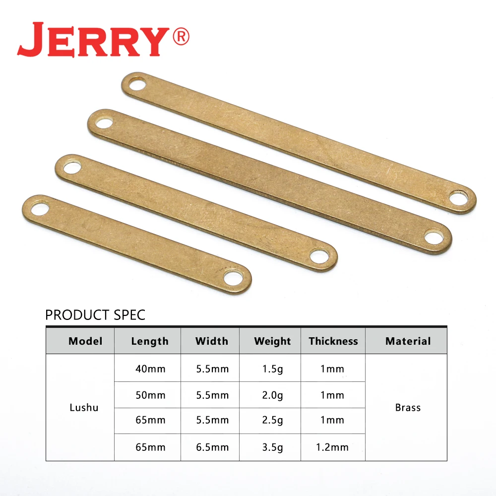 Jerry Lushu Cuchara de latón X-stick Stream para trucha y perca - imagen 2