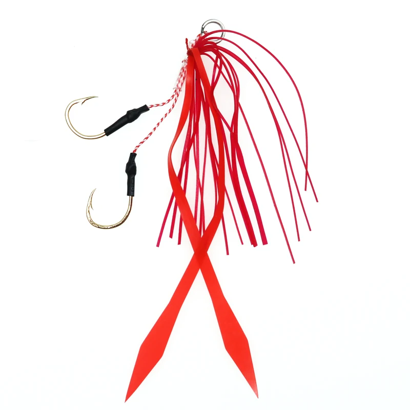 Jig Head Kabura gancho deslizante con falda silicona - imagen 4
