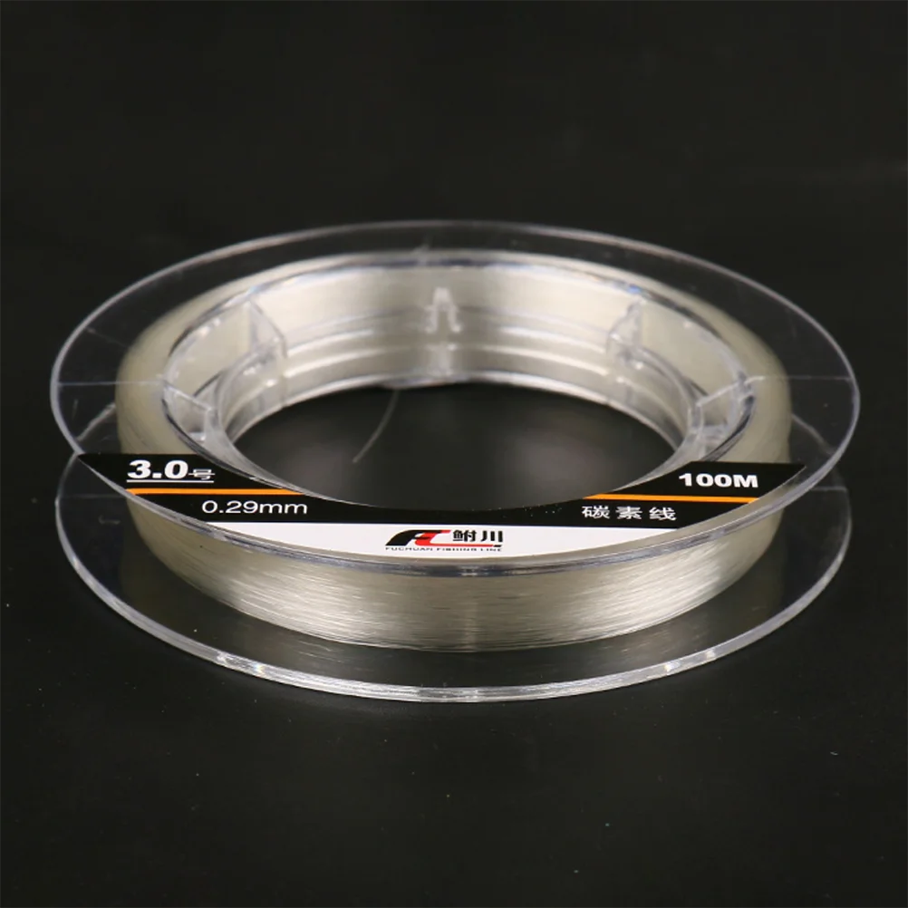 Luya-cable frontal de fibra de carbono para pesca en el mar, accesorio de fluorocarbono para carpa, 50m, 2, 2,5, 0,8, 1 piezas - imagen 3
