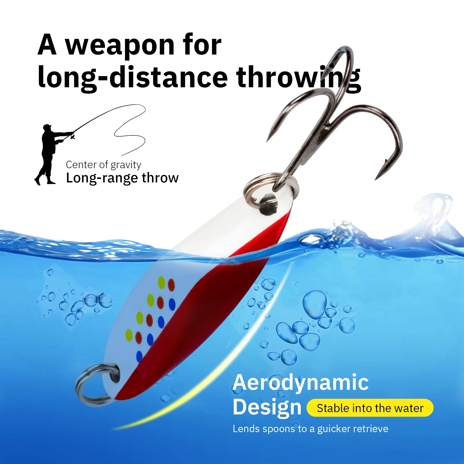 THKFISH 5 uds 3,5g 5g señuelos de cuchara de Metal Spinner de agua dulce lentejuelas cuchara señuelo cebos duros artificiales para pesca de Lucio trucha - imagen 5