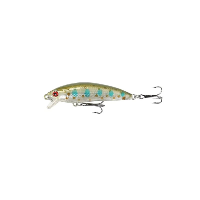 Señuelos de Pesca Wobbler de ojo 3D, 6g, 60mm, señuelo de pececillo silencioso que se hunde, señuelo de alta calidad, cebo duro para Pesca de trucha y lubina - imagen 5
