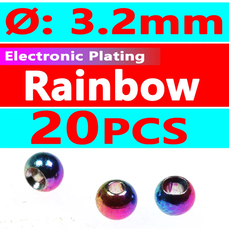 20pcs rainbow 3.2