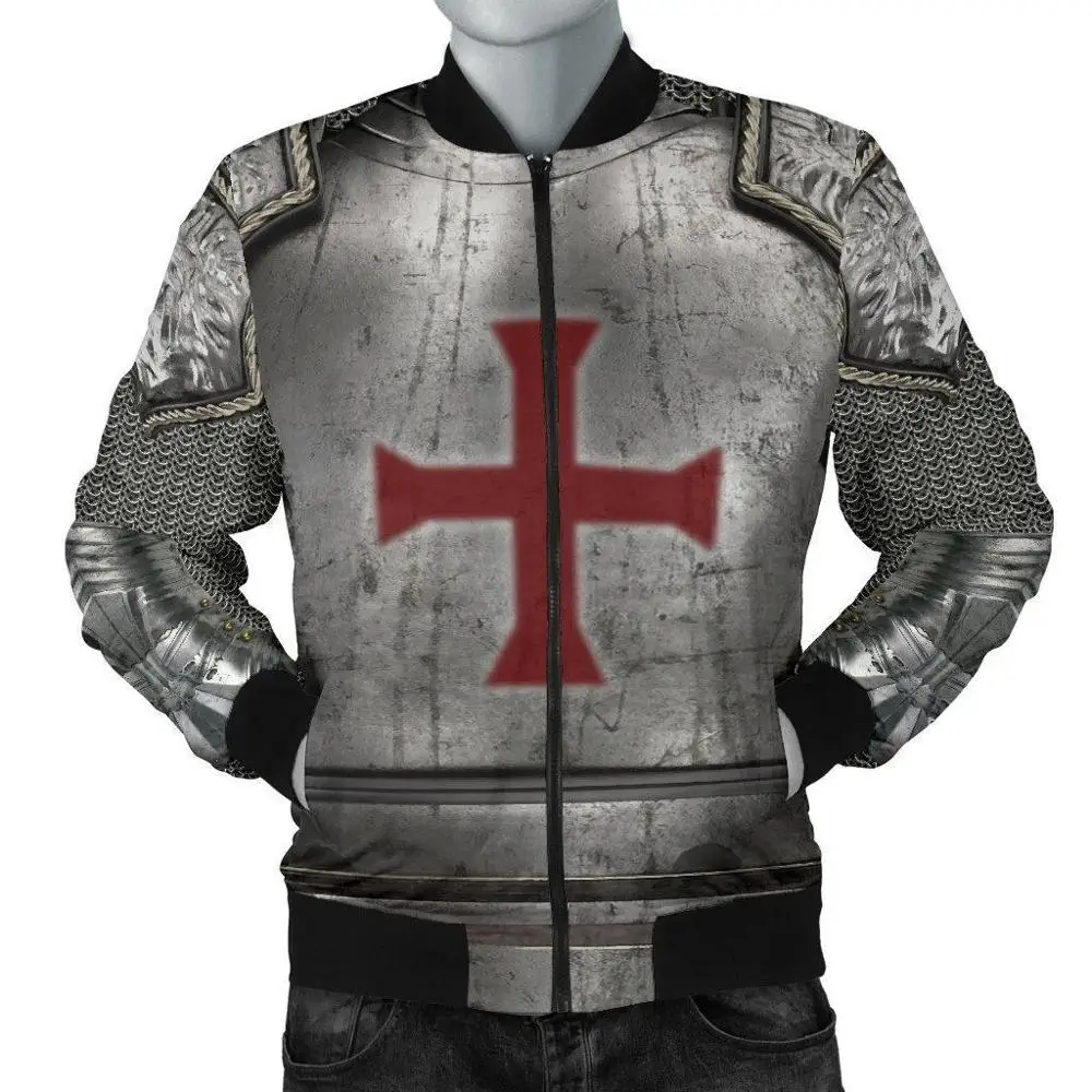 Chaqueta Bomber Invierno con Estampado 3D Templarios - imagen 3