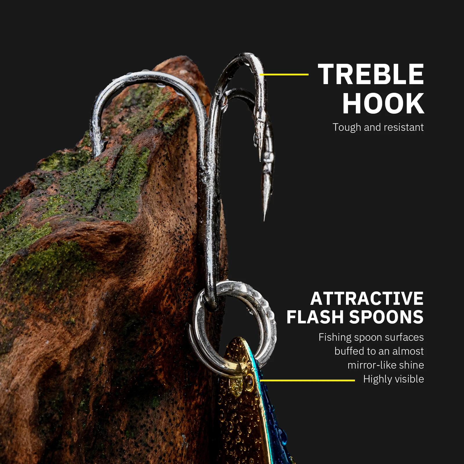 THKFISH-cebo duro de pesca con cuchara de Metal, 5 uds., 7g, 10g, 14g, 21g, cucharas giratorias de lentejuelas para trucha, Lucio, pesca en mar, cebos artificiales - imagen 3