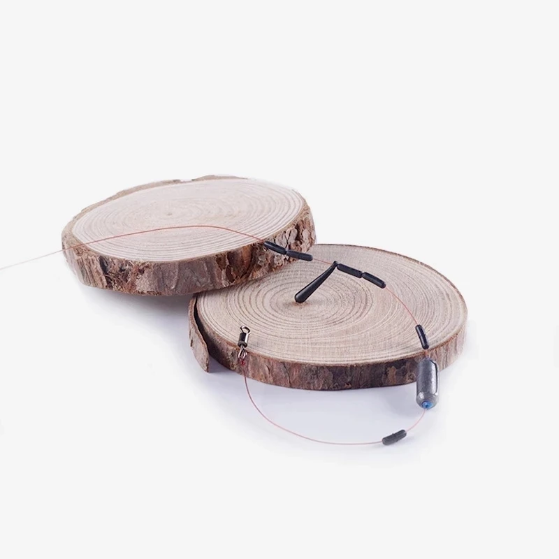 Soporte de flotador de pesca de alta calidad, 3 tamaños, L, M, S, de goma, tapón, accesorios de aparejos de pesca, 6 unids/lote - imagen 5