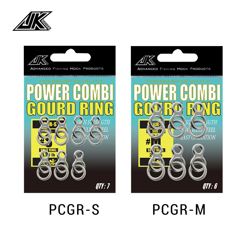 JK 130LB 200LB anillos divididos de pesca de acero inoxidable señuelo anillo sólido bucle Jig cebo conectores aparejos Kit de herramientas - imagen 5
