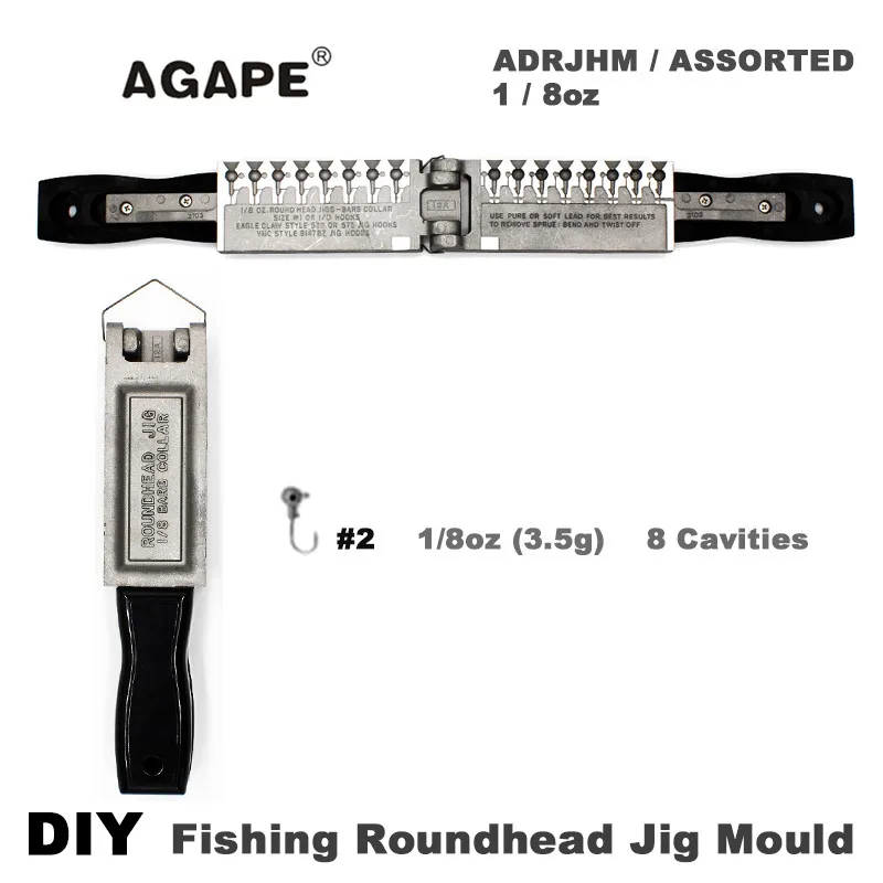 Agape Molde Jig Punta Redonda ADRJHM - imagen 2
