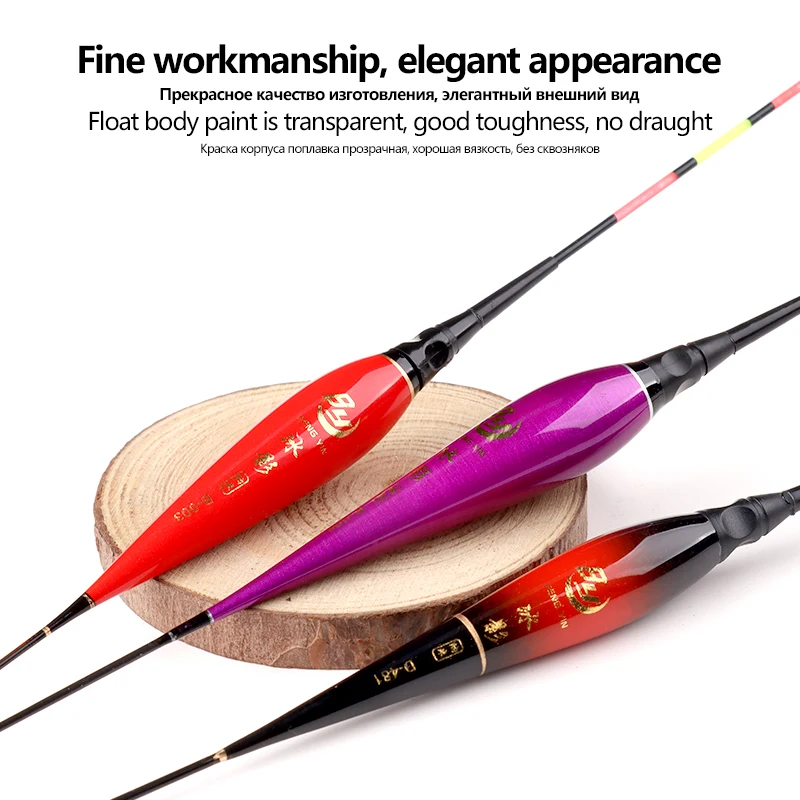 Boya de pesca + 3 tubos de boya + 3 CR425 + 1 Juego de ganchos de bolsa, Bobber electrónico de aguas poco profundas, herramientas de flotación luminosas, accesorios de aparejos, 3 piezas - imagen 3