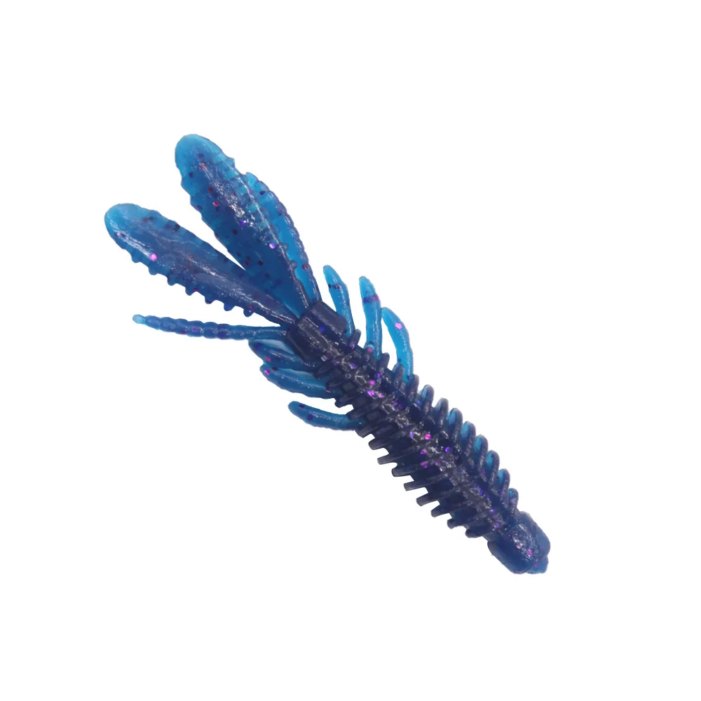 BASSKING-Cebo blando flotante de 10 piezas, señuelo de Pesca de silicona, 65mm/2g 80mm/3g, Wobbler Artificial - imagen 4