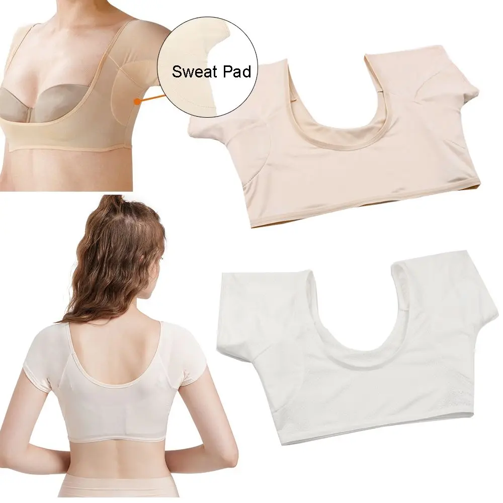 Almohadillas antitranspirantes para mujer, ropa deportiva para las axilas, camiseta, almohadilla para el sudor, banda para el sudor lavable - imagen 3