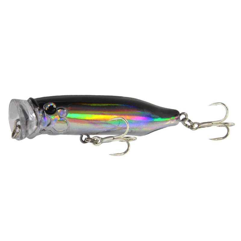 Señuelos de pesca de 7cm/9,4g, cebo Popper 2023, nuevo cebo duro Artificial de plástico Topwater, Crankbait Wobblers, aparejos de pesca de perca, 1 ud. - imagen 5