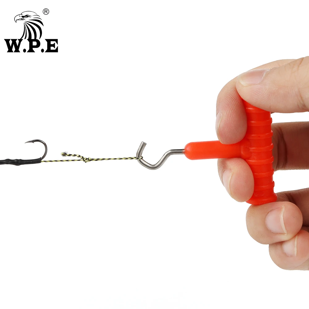 W.P.E pesca de carpa, 1 Juego/6 Uds., juego de tijeras de aguja Boilie de acero inoxidable, taladro de cebo, aguja de hilo, accesorios de herramientas de pesca de carpa - imagen 4