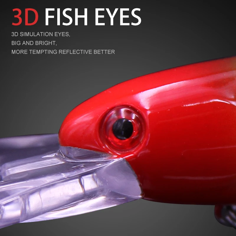 Wondershot A10 90/120MM 8,9/20,1G Vobler señuelo de pesca Minnow peces cebos artificiales buceo profundo 8m crankbaits pesca Wobbler - imagen 5