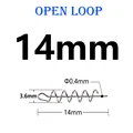 14mm Open loop