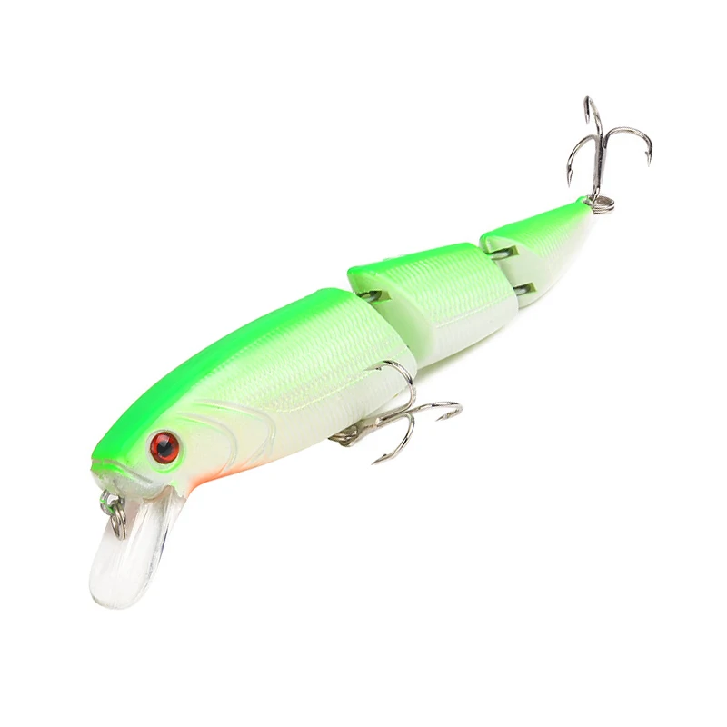 Señuelos de pesca Wobblers que se hunden, 11,5 cm, 15g, Crankbait Swimbait, señuelos de 3 segmentos, cebo Artificial duro articulado para aparejos de pesca - imagen 4