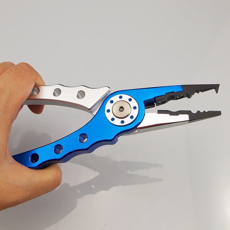 KESFISHING Fishing Plier 180mm 182g Clip Split Ring Cutter Aluminum Hand Hook Remover Braid Line Cutting - imagen 5