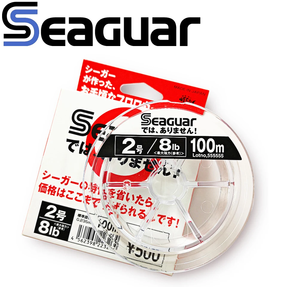 Línea Pesca SEAGUAR Fluorocarbon 4LB-20LB 100M - vista principal