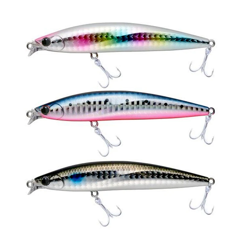 Señuelo de pesca superior, pececillo flotante de rango poco profundo, 98mm, 13g, fundición larga, Jerkbait de lubina, agua salada, cebo duro grande Wobbler - imagen 4