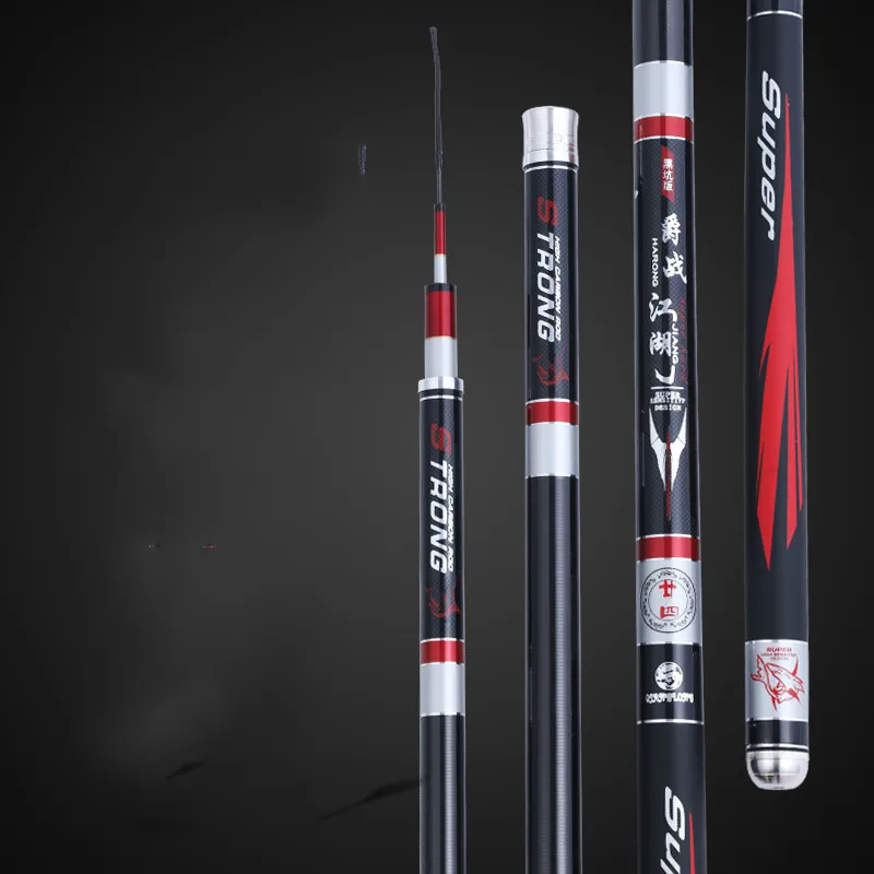 Caña de pescar ultraligera, caña de pescar de alto carbono de Taiwán, 3,6 m-7,2 m, superdura, 28 Tune, caña giratoria wkarstwo Olta - imagen 2